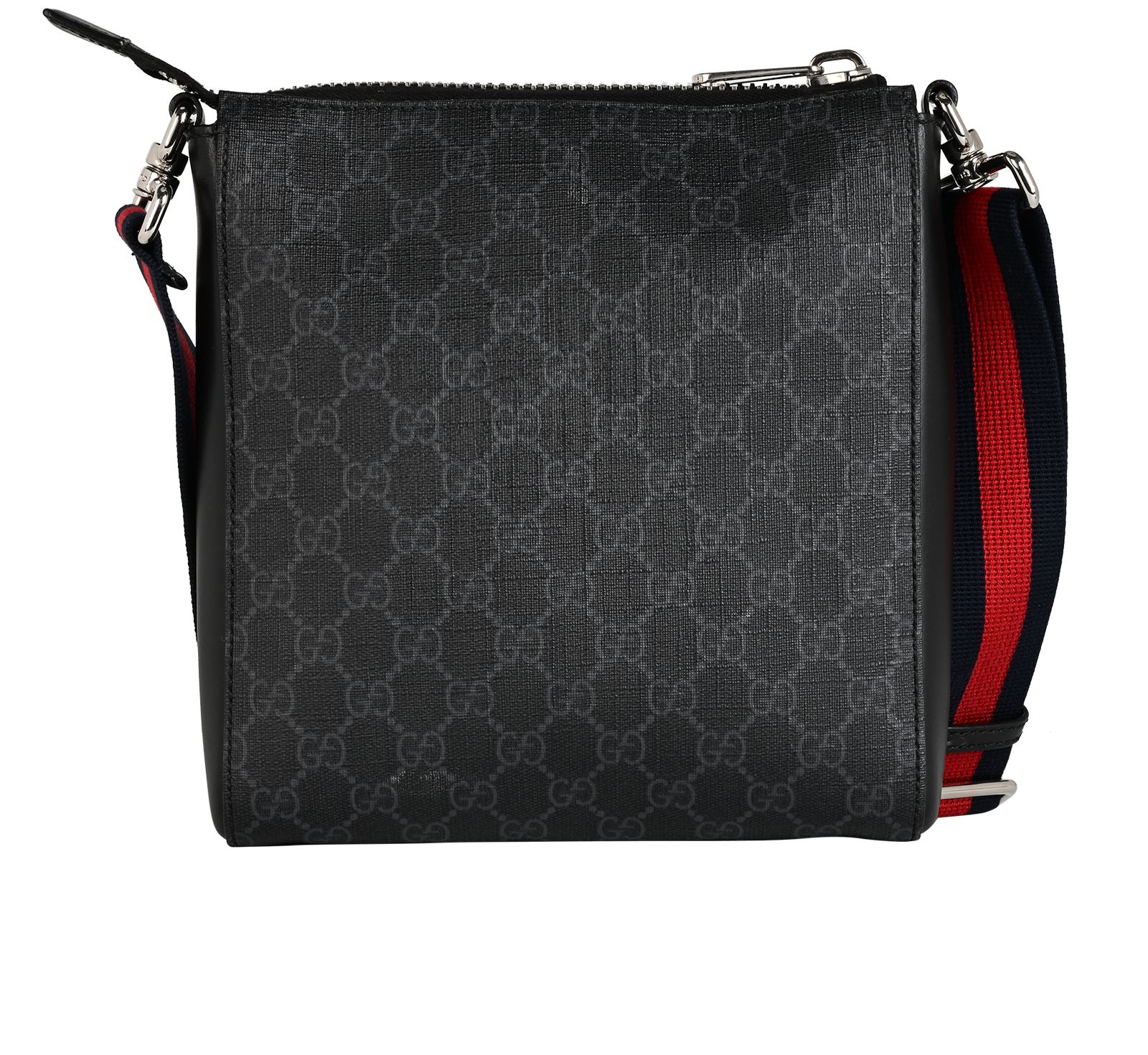 Small GG Messenger, &pound;650, Handbags, Black, Canvas, Back view